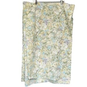 Fabric Cotton Blend Pastel Flowers Floral Green Yellow 45" x 4 yards Spring